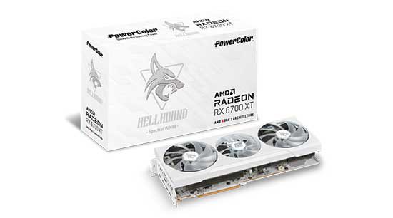 PowerColor Unveils Radeon RX 6700 XT Hellhound Spectral White
