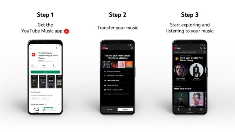 Close Google Play Music: How to Transfer All your Songs to YouTube Music