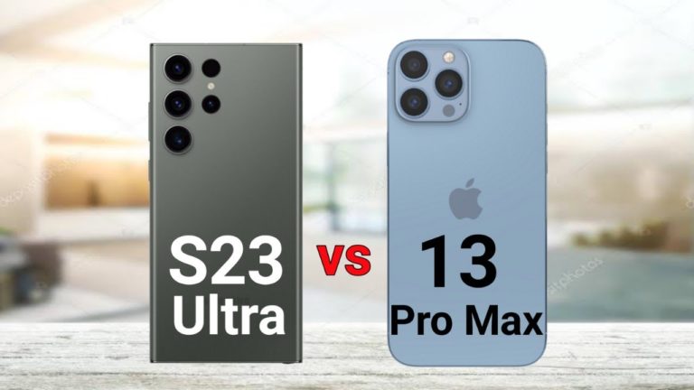 Samsung Galaxy S23 Ultra compared with iPhone 13 Pro Max in speed