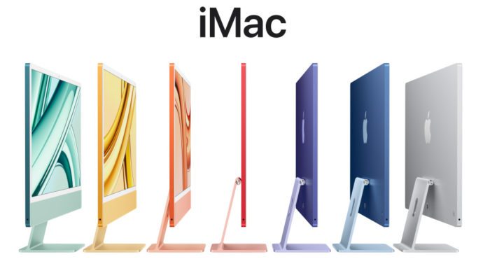 Apple has introduced a new inch iMac with the M chip and a K display